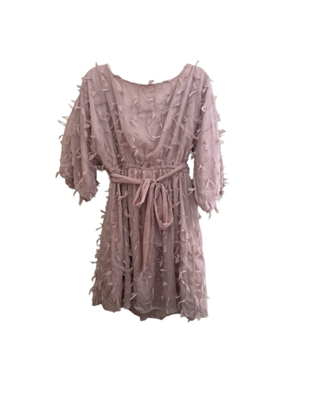 Blu Pepper Women’s Flowy Rose Dress Fully Lined Size M